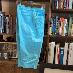 Alfred Dunner Aqua Capri Pants